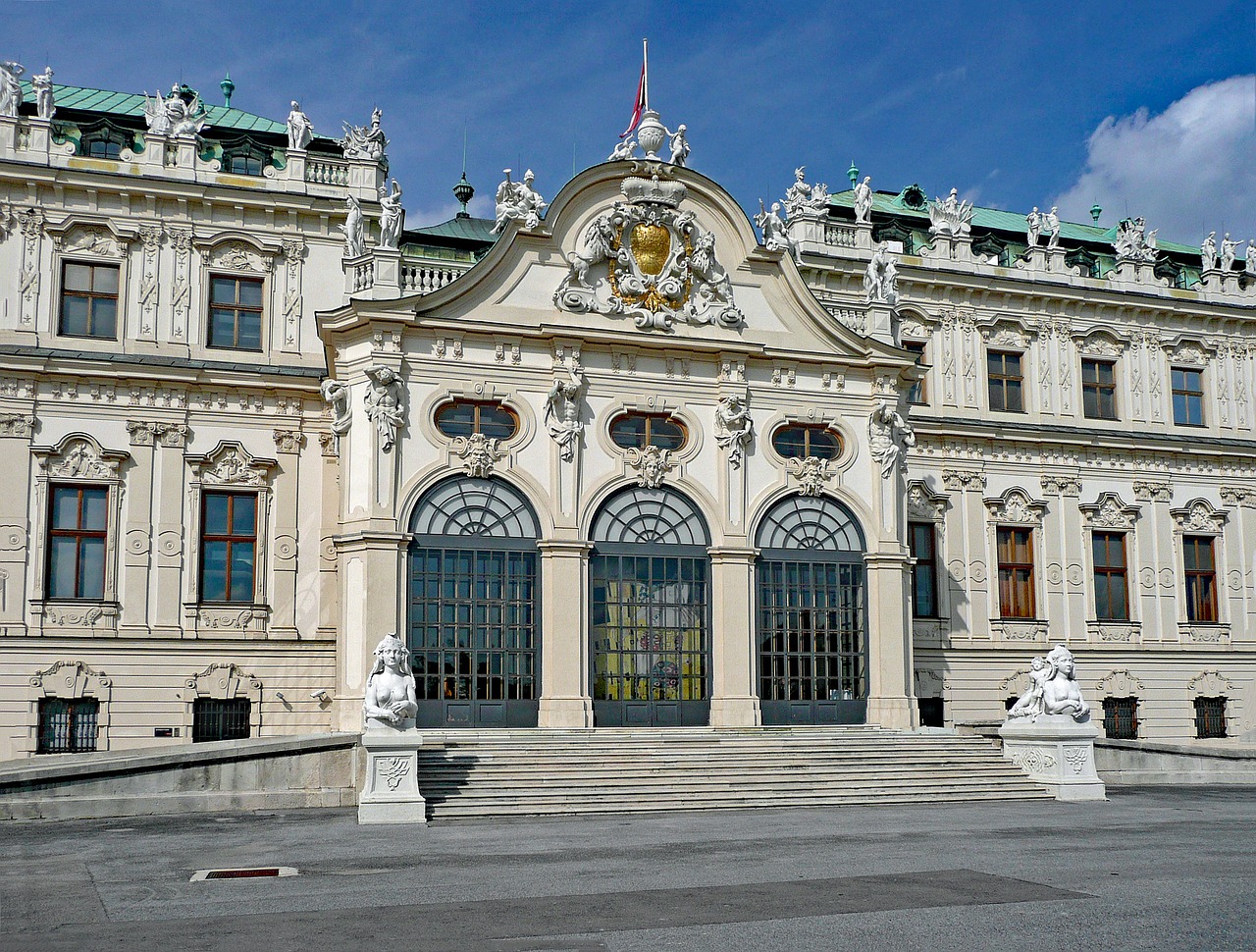 belvedere palace vienna austria free photo