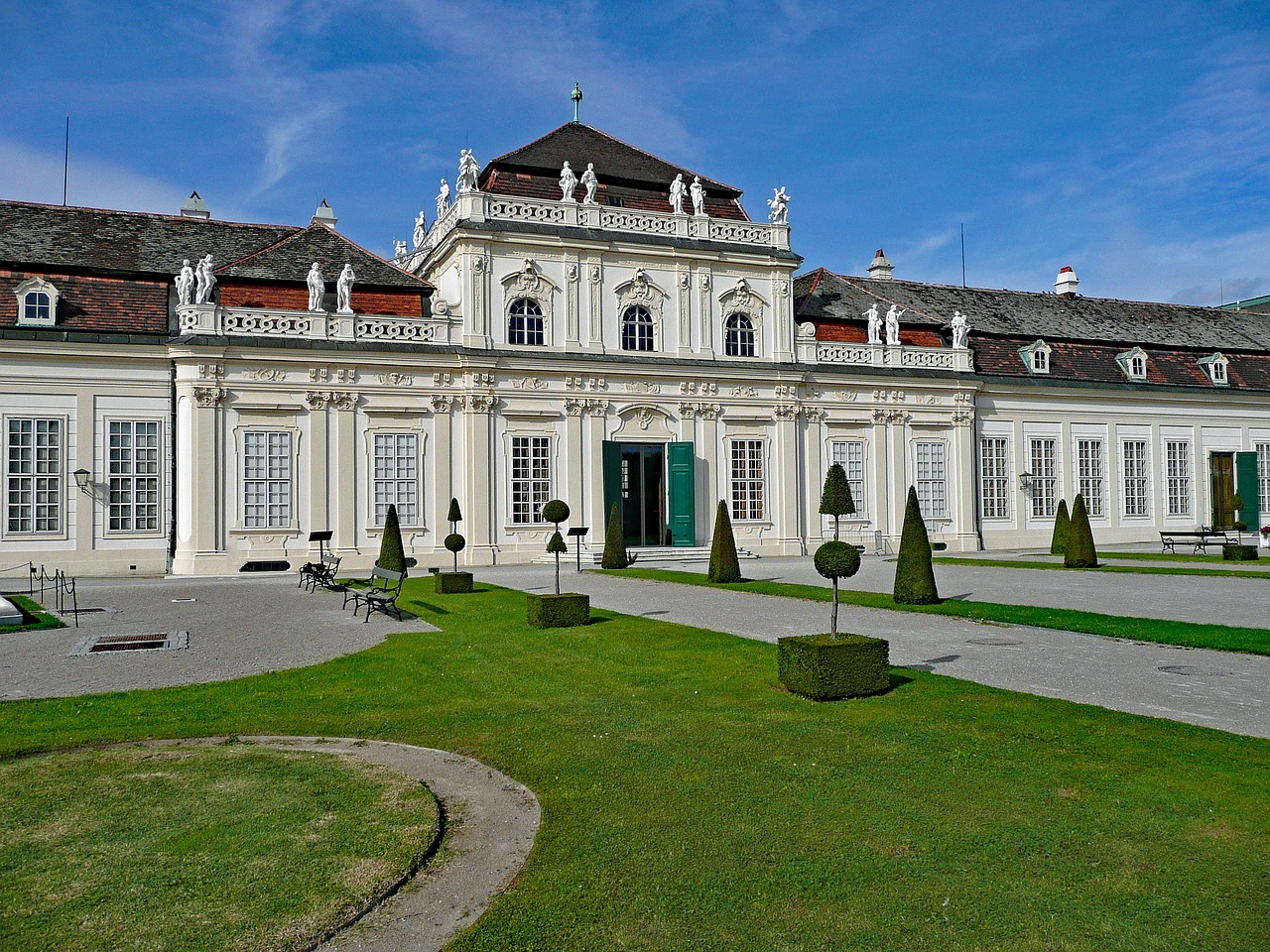 belvedere palace vienna austria free photo