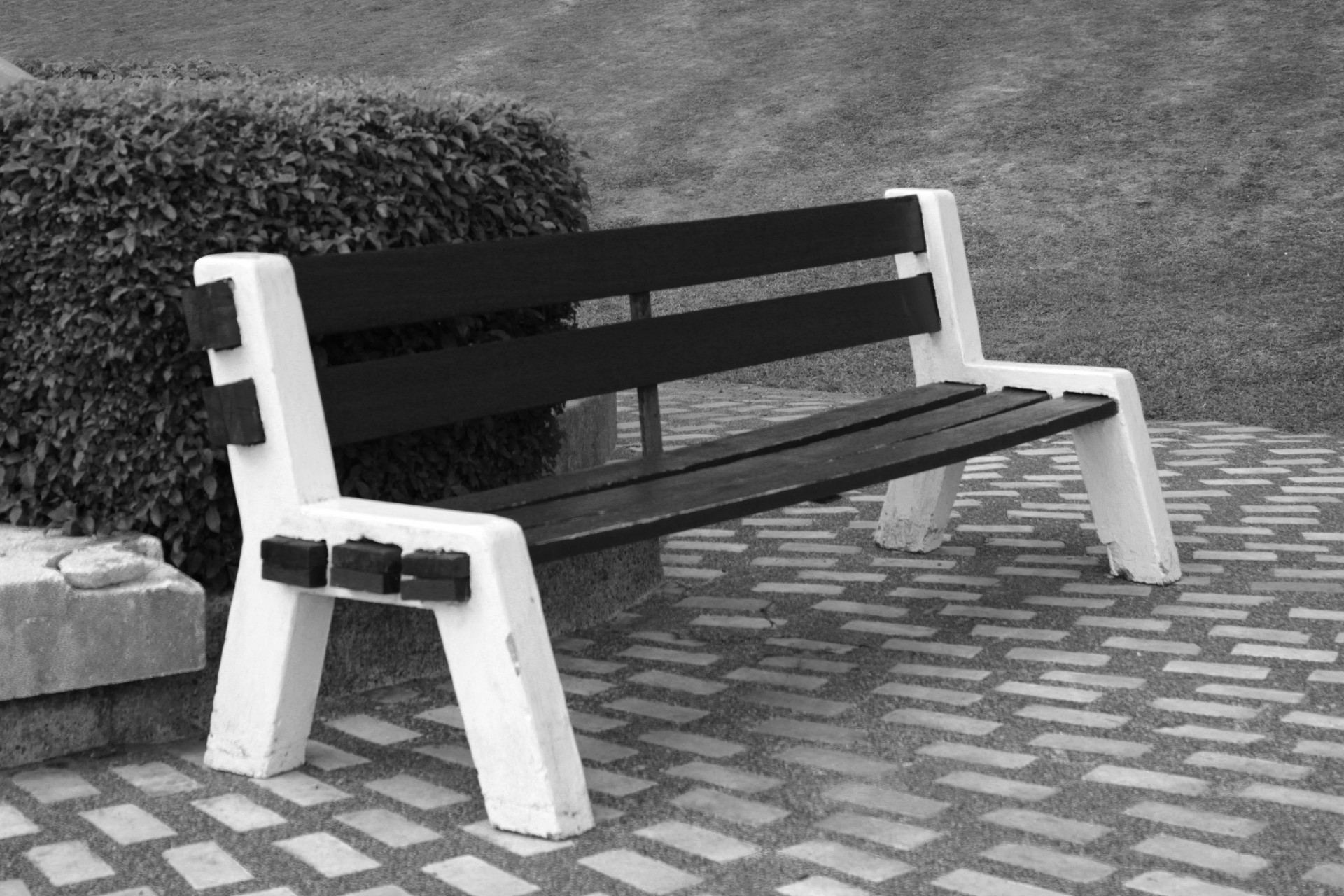 bench black white bench black white free photo
