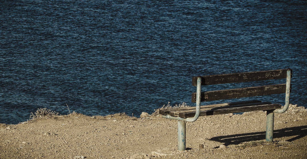 bench sea view point free photo