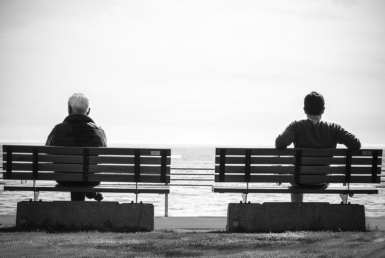 bench resting sitting free photo