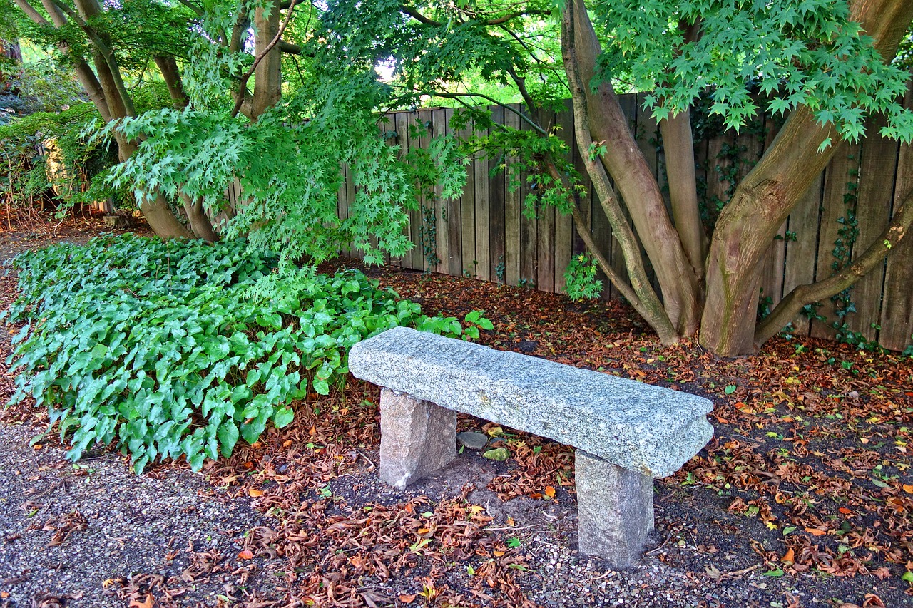 bench seat stone bench free photo