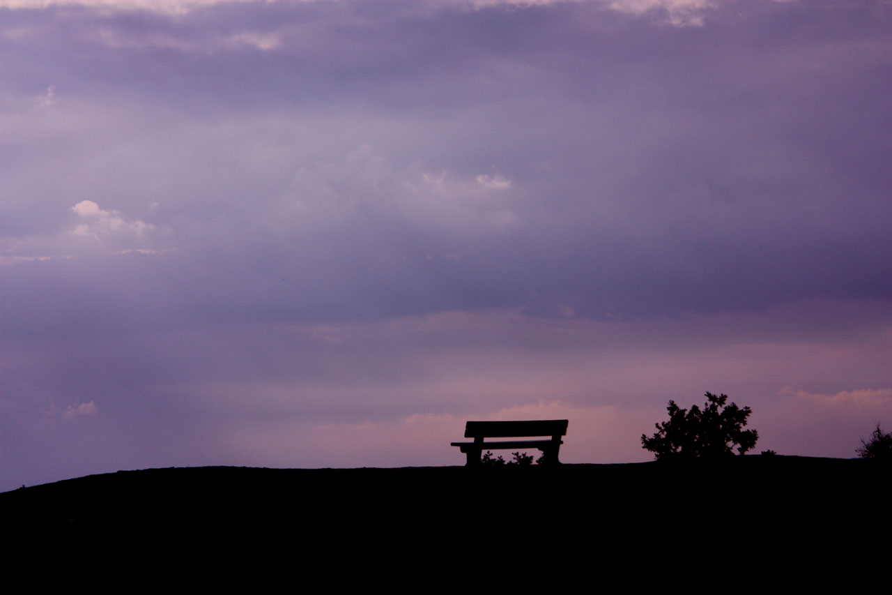 bench view sky free photo