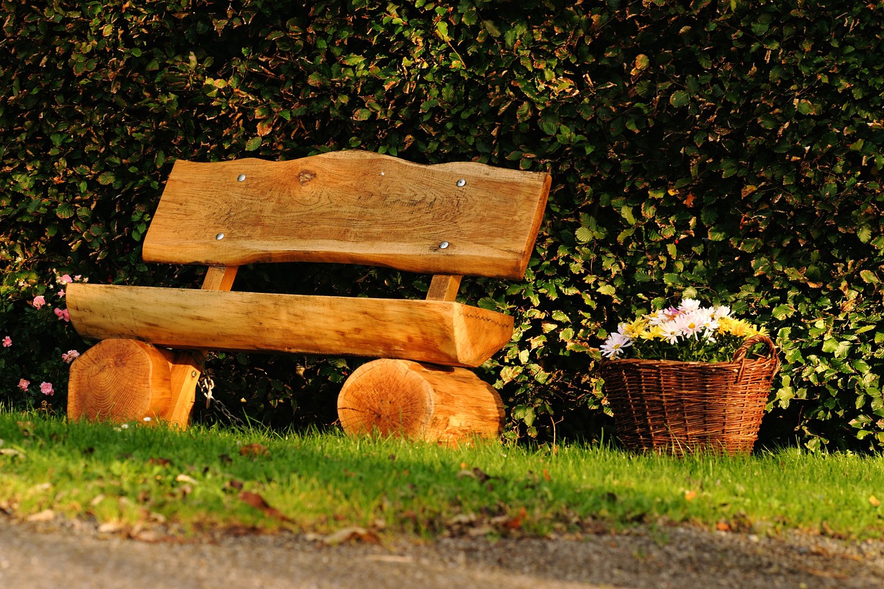 bench wood seat free photo