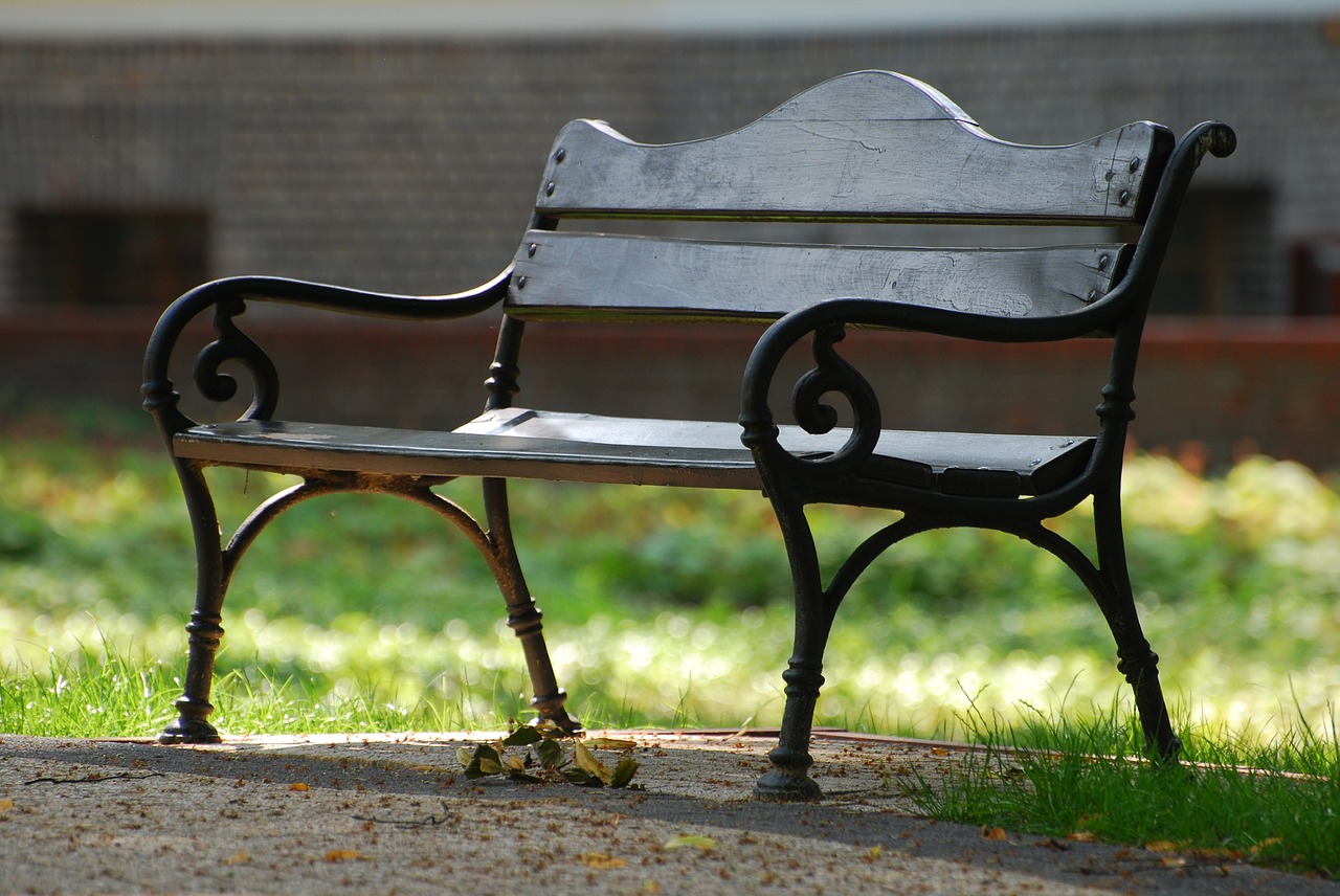 bench holiday rest free photo