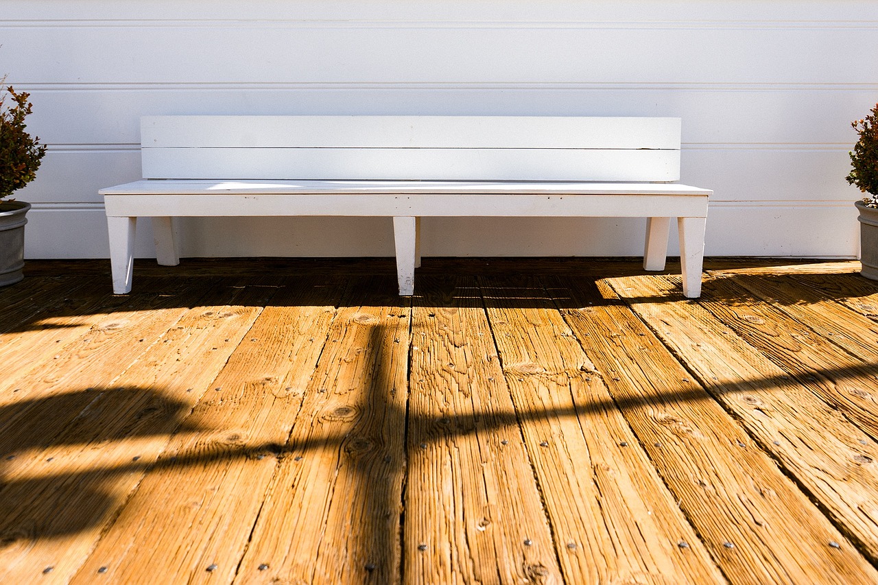 bench relax wooden free photo