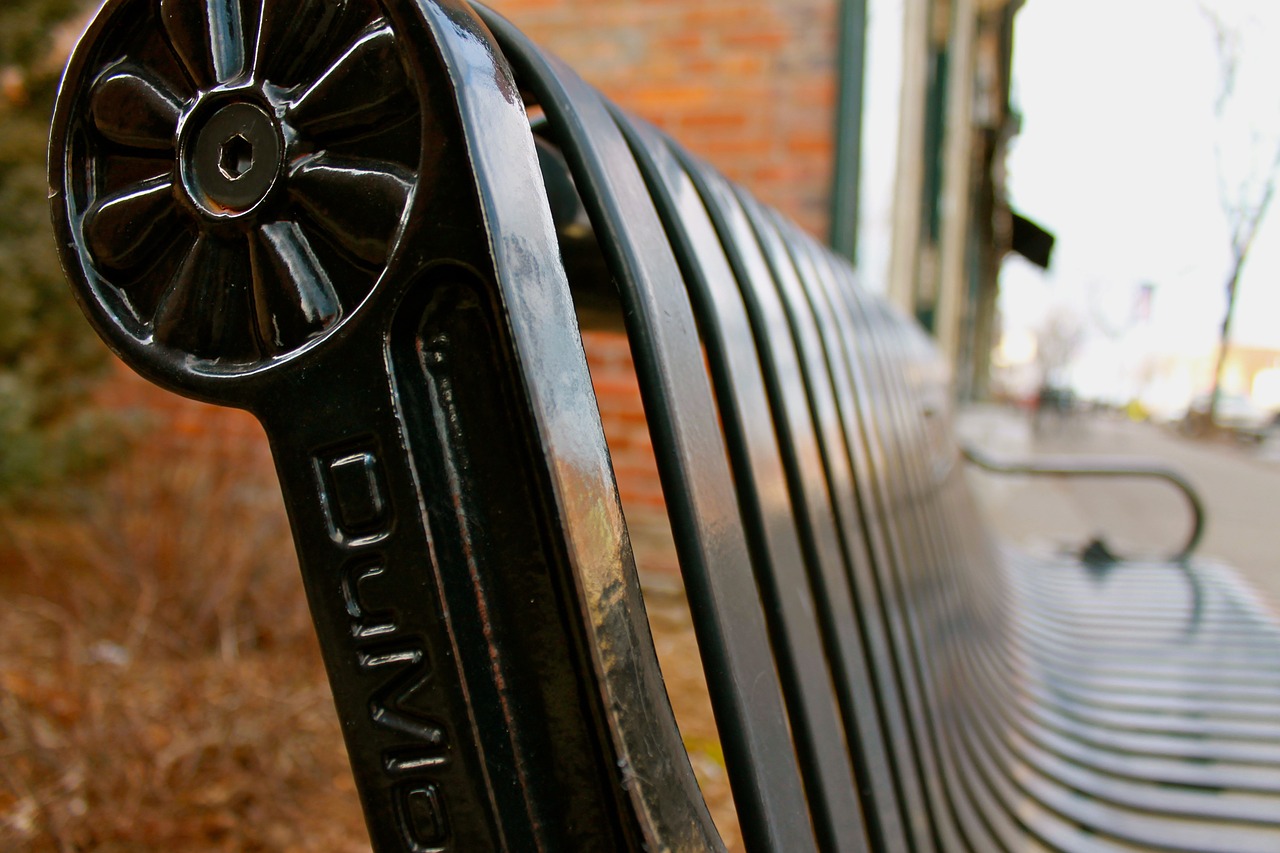 bench perspective park free photo