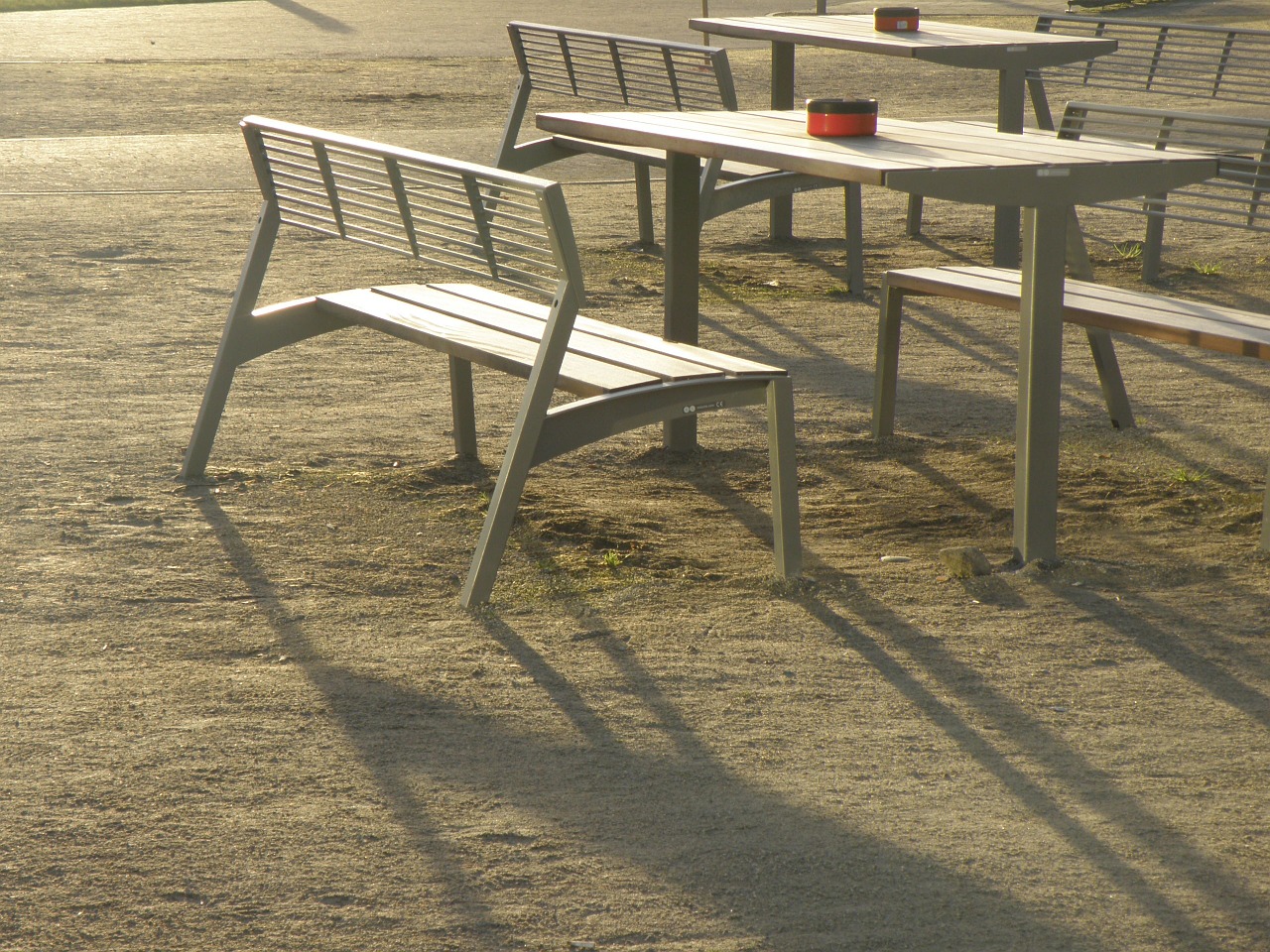 bench tables outdoor free photo