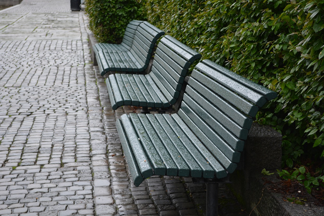 benches architecture city free photo