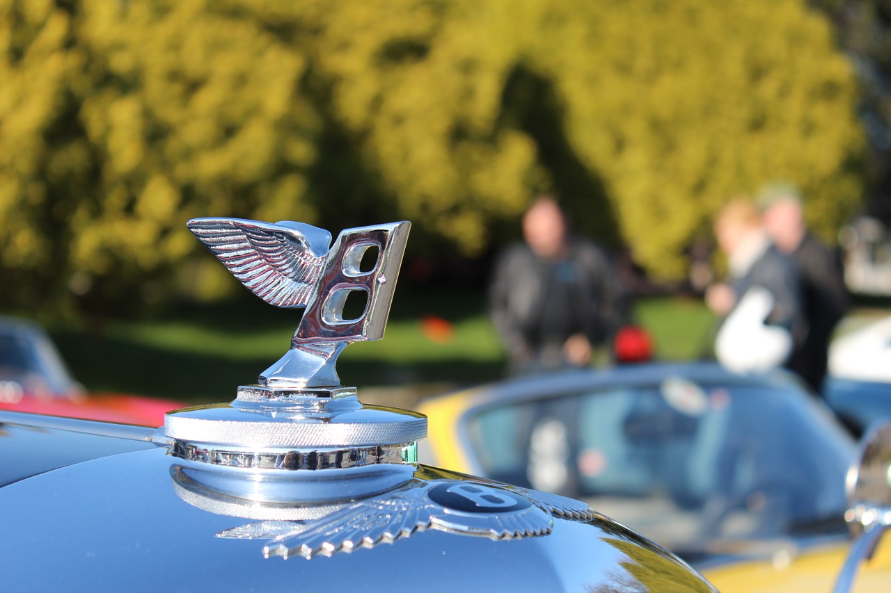 bently hood ornament free photo