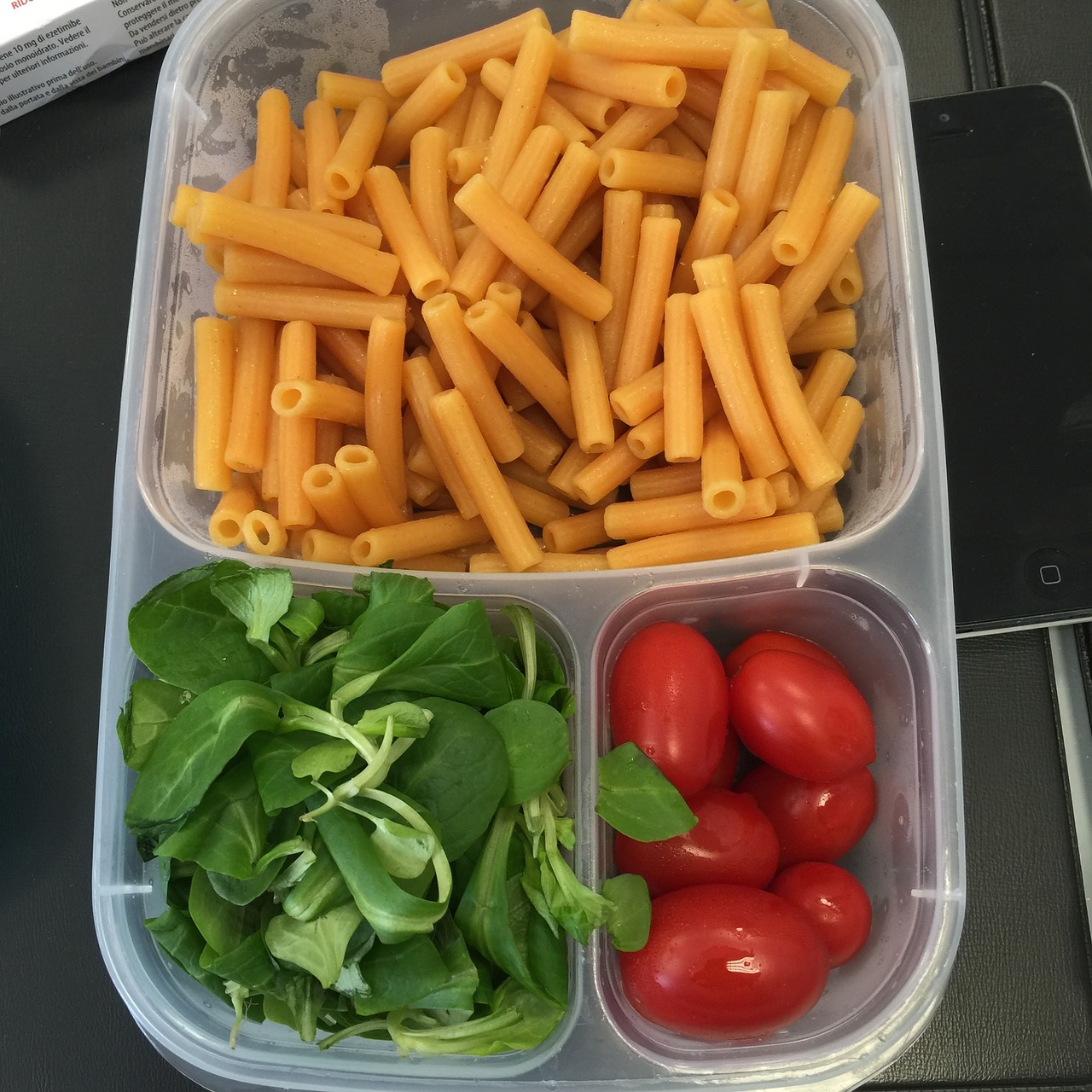 bento lunch in the office tomatoes free photo