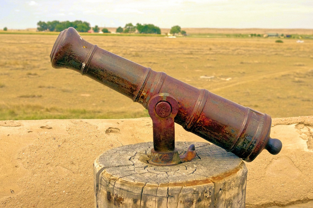 bent's old fort swivel gun  cannon  fort free photo