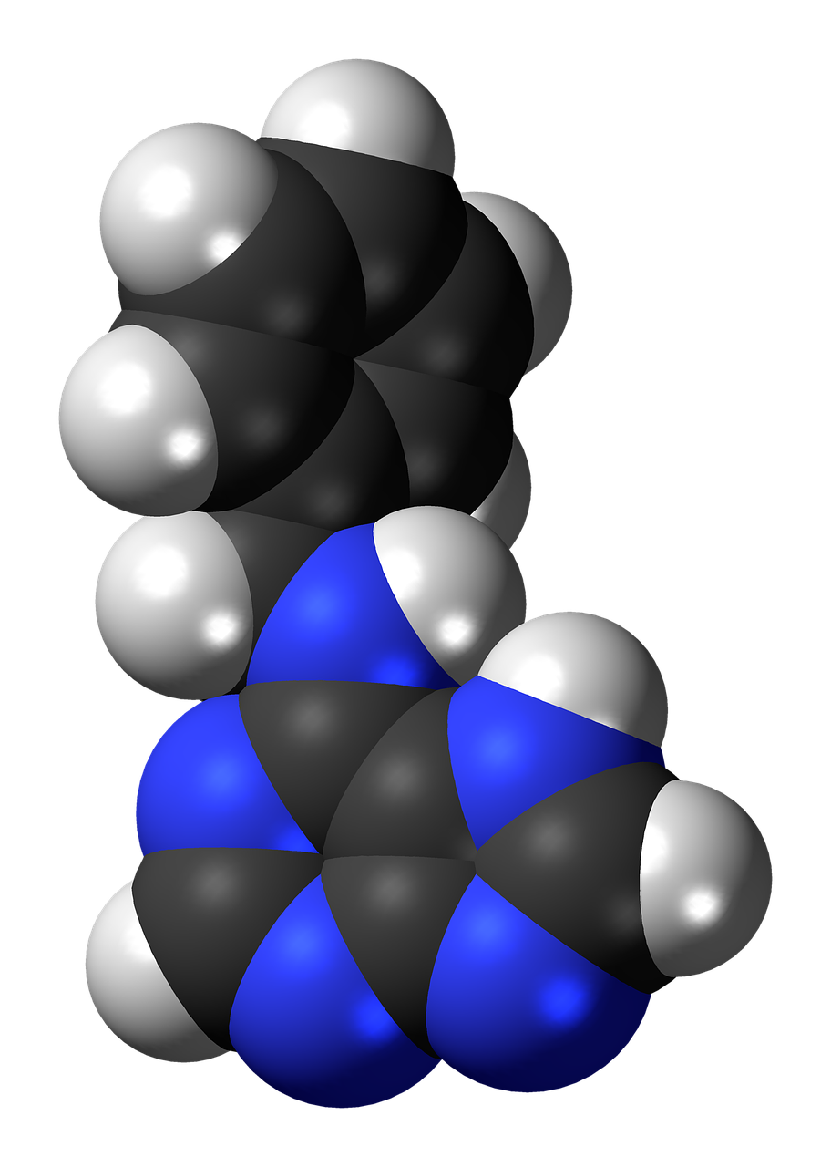 benzylaminopurine hormone molecule free photo