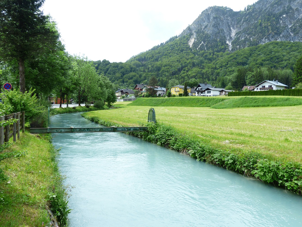 berchtesgadener ache river bach free photo