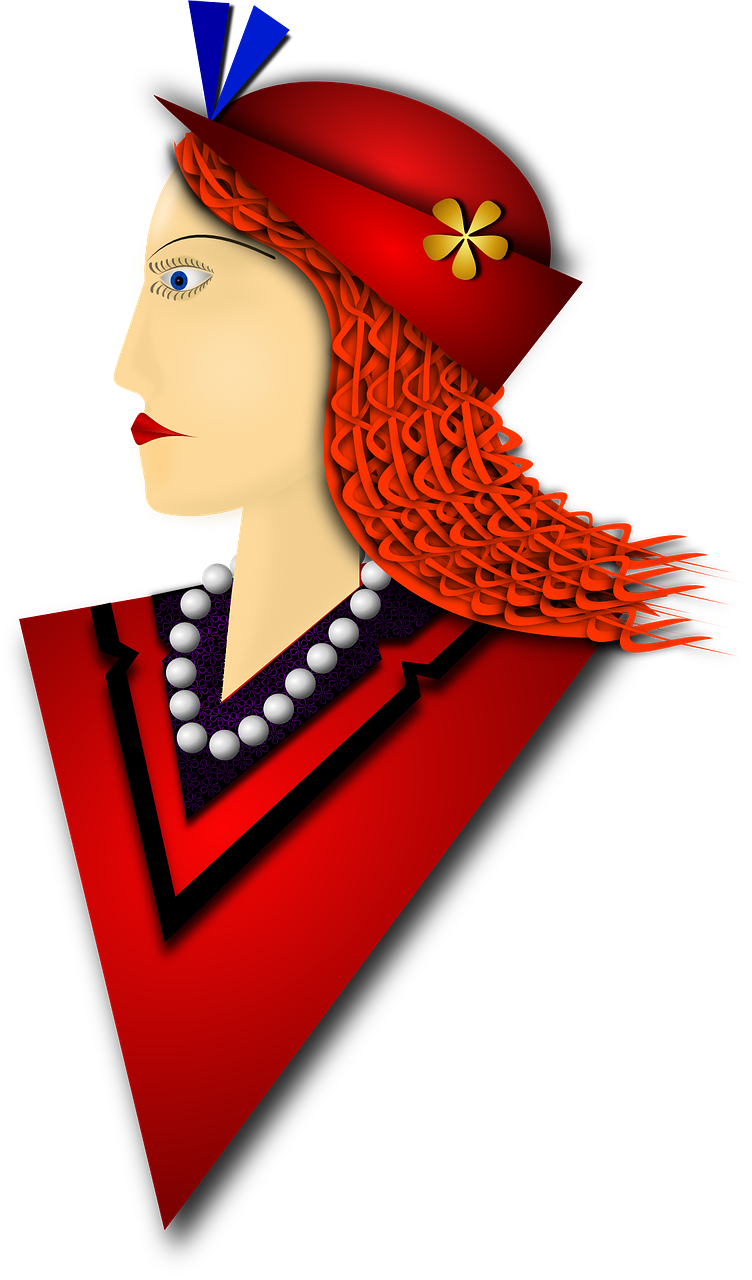 beret red lady free photo