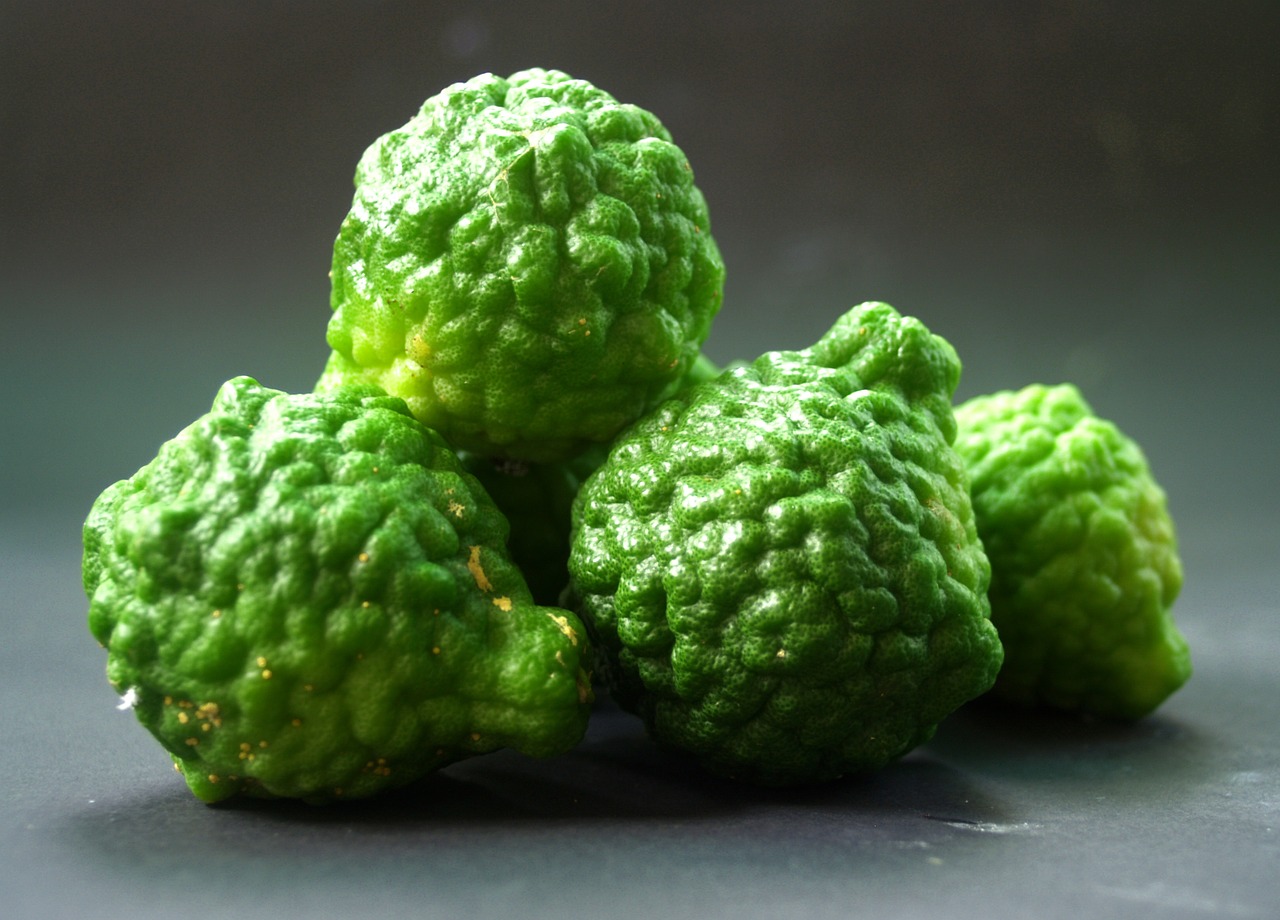 bergamot fruit leaf free photo