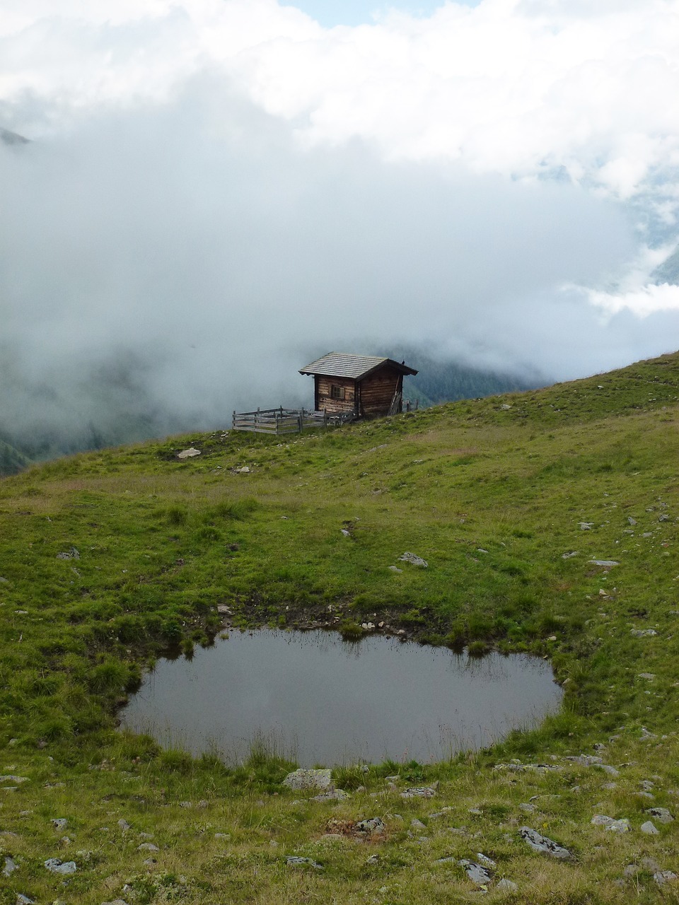 bergem alm  hut  alm free photo