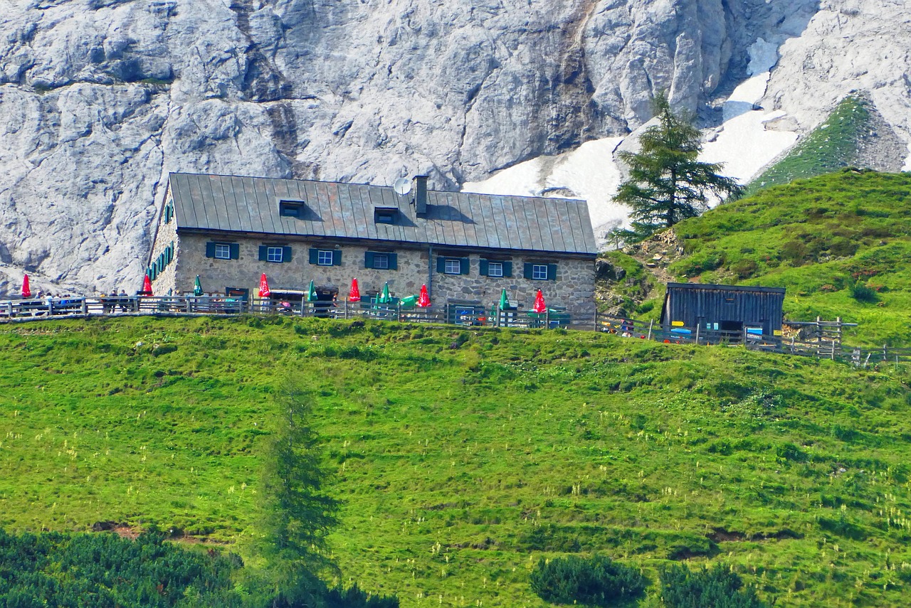 berghotel  mountains  austria free photo