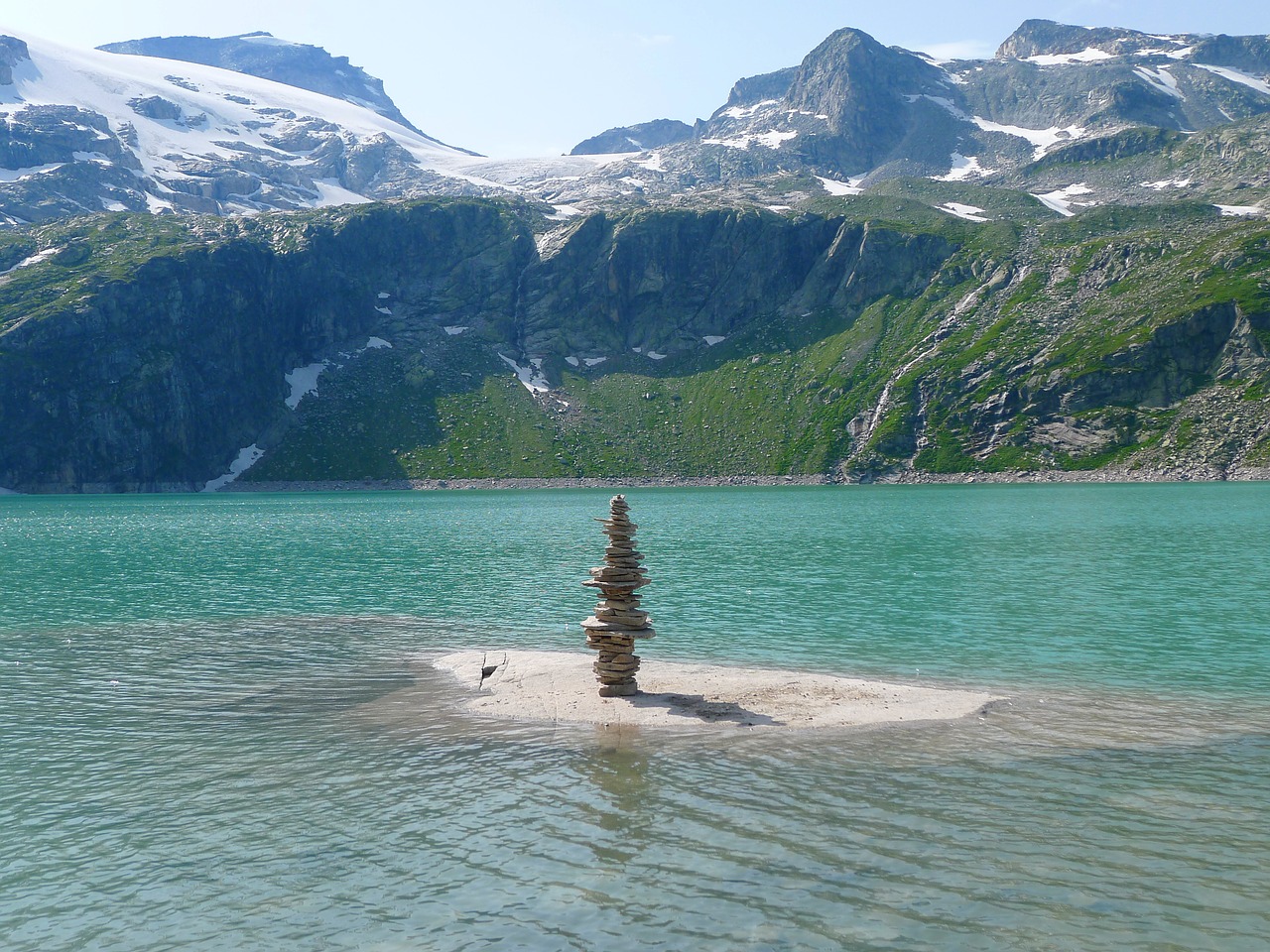 bergsee weißsee salzburg-austria free photo