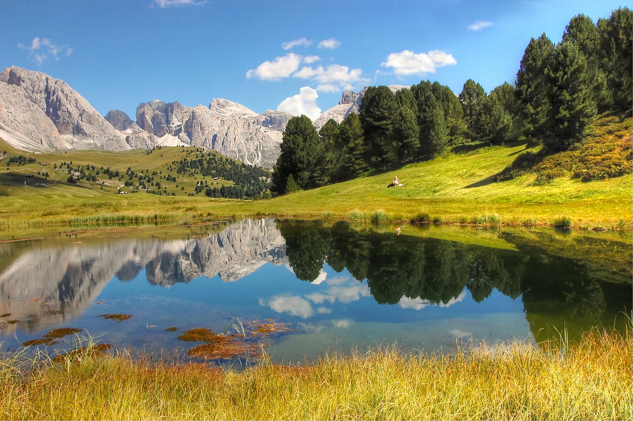 bergsee  dolomites  nature free photo