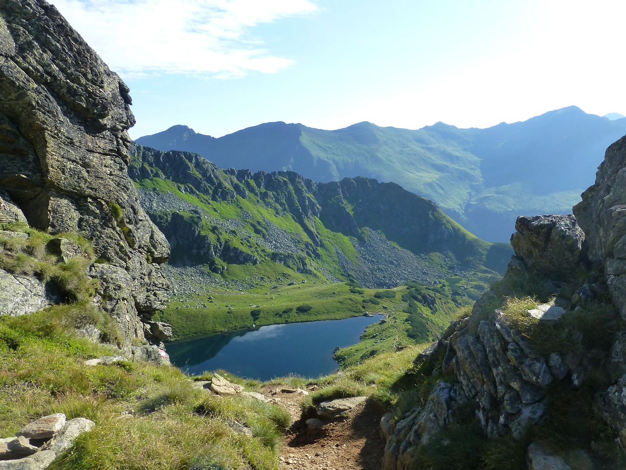 bergsee lake alpine lake free photo