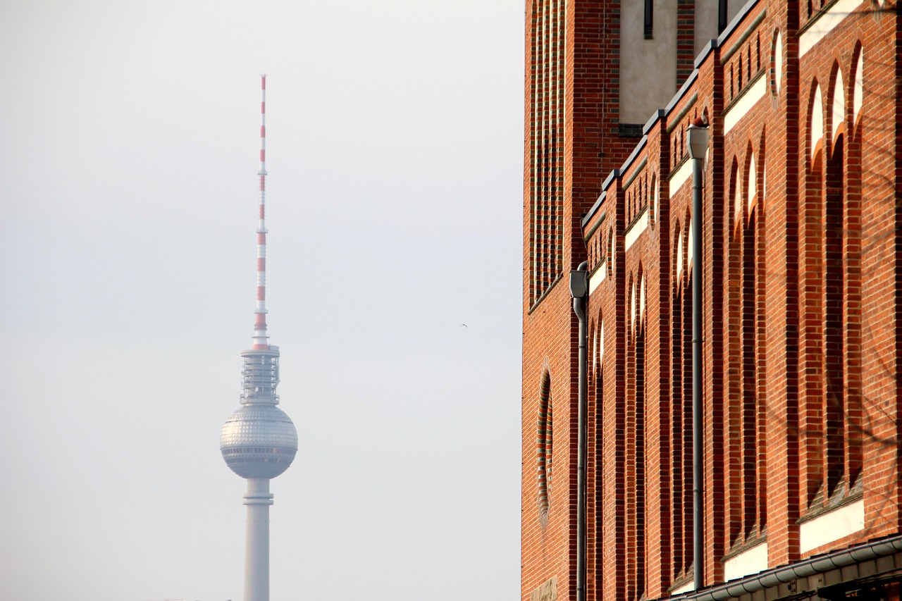 berlin tv tower germany free photo