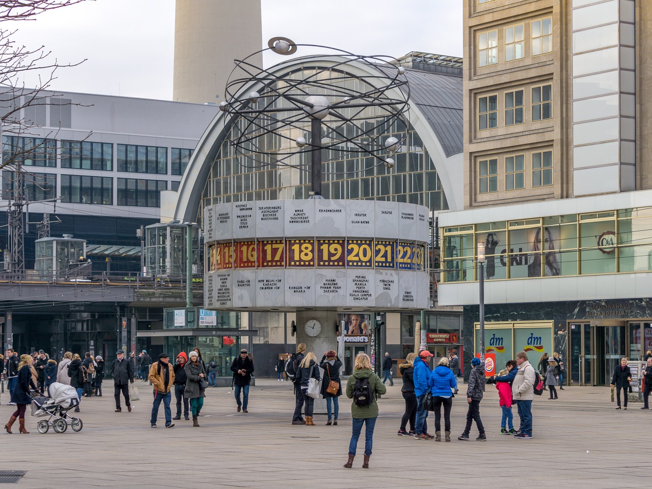 berlin world clock clock free photo