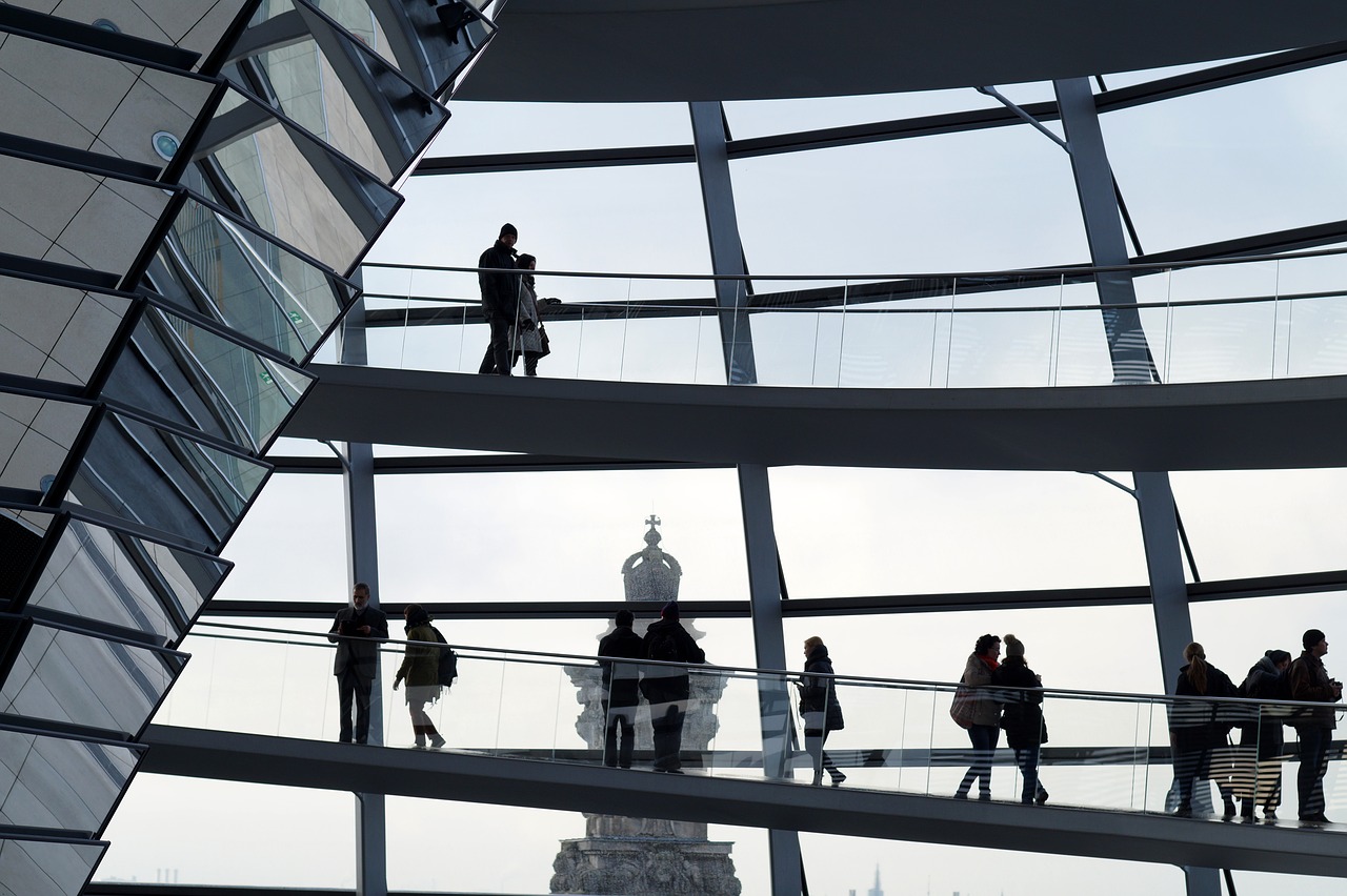 berlin the reichstag people free photo