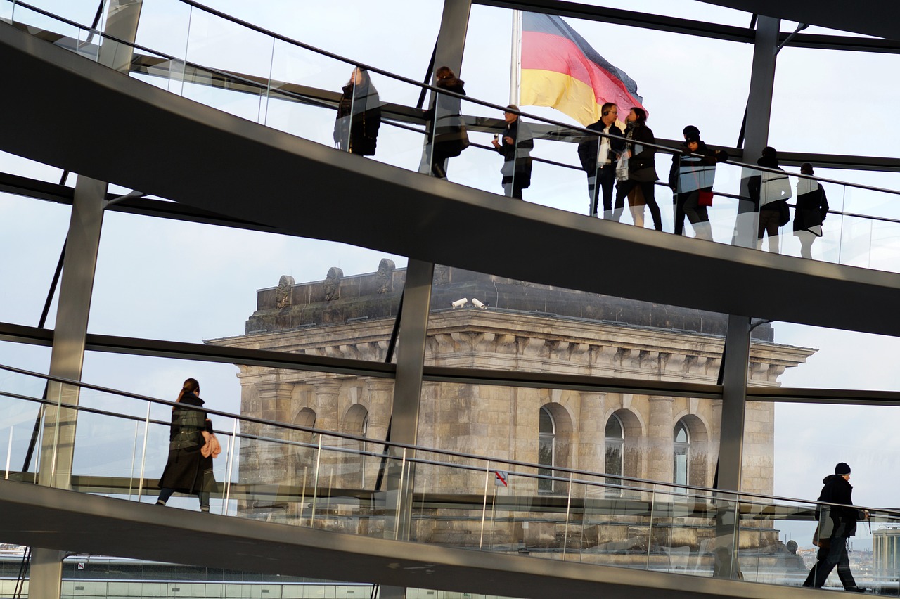 berlin the reichstag people free photo