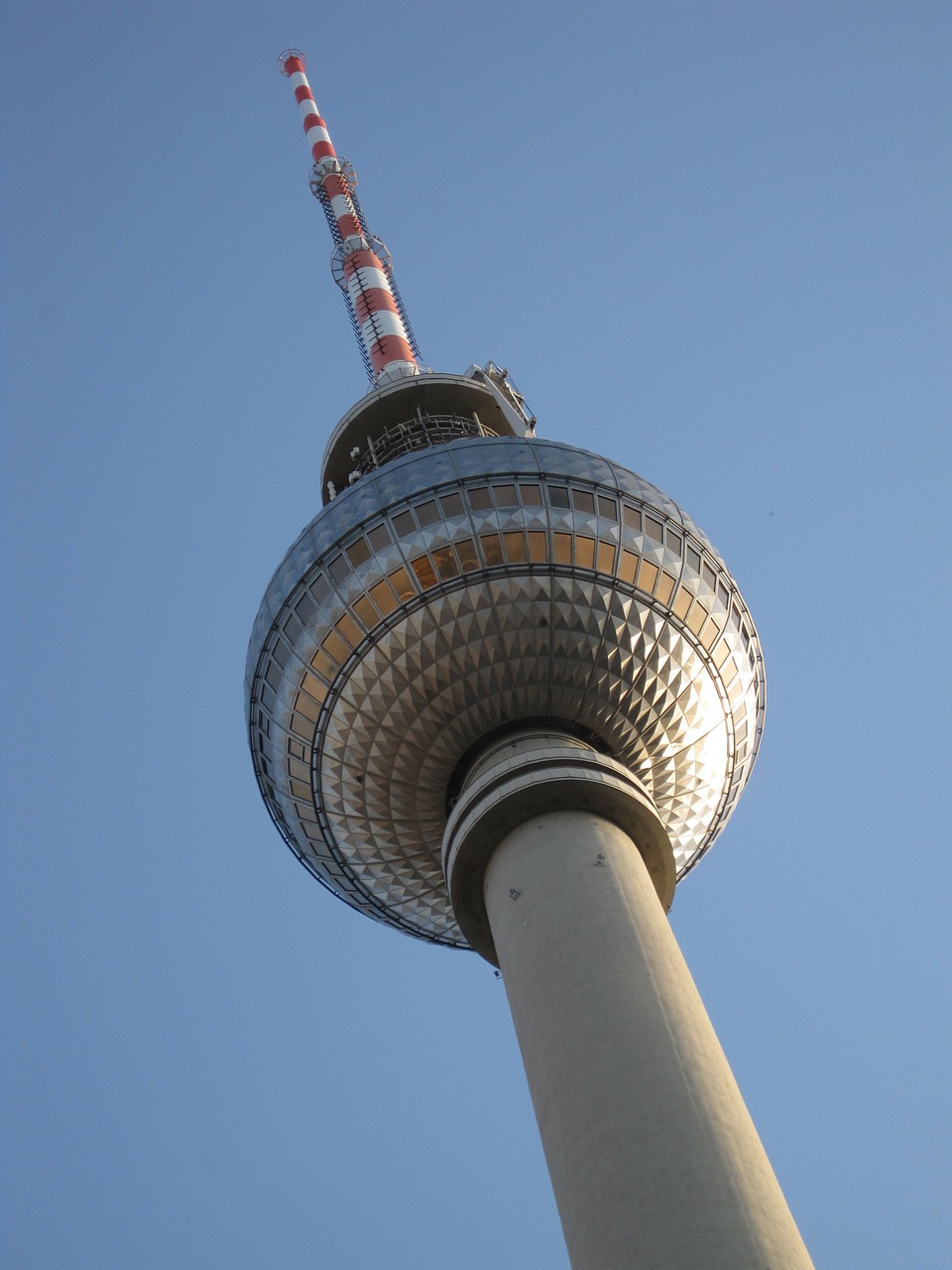 berlin tv tower blue free photo