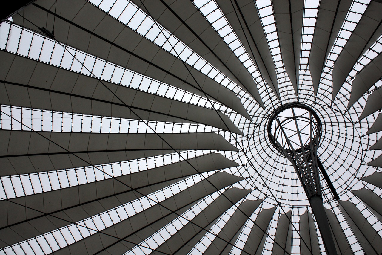 Berlin,sony center,architecture,roof,free pictures - free image from ...