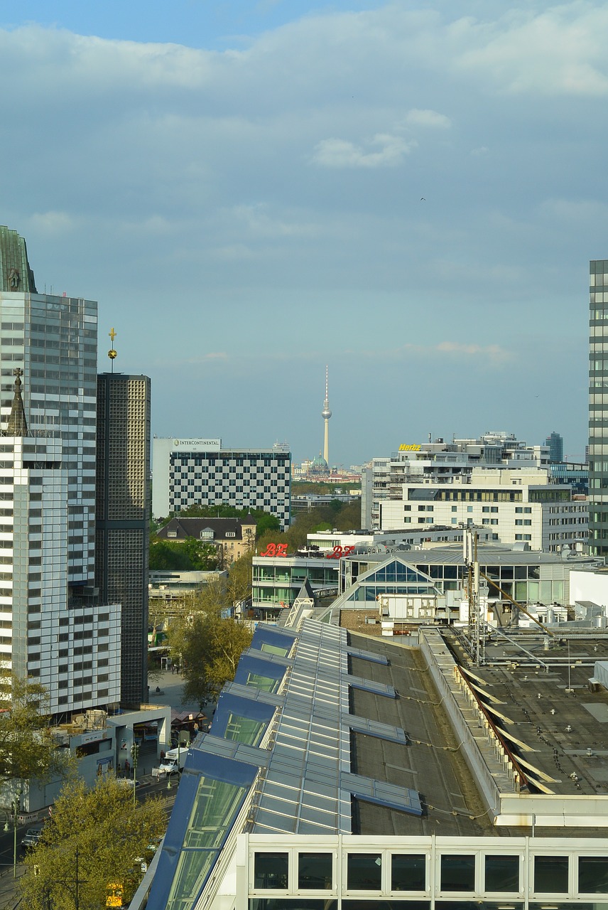 berlin city roofs free photo