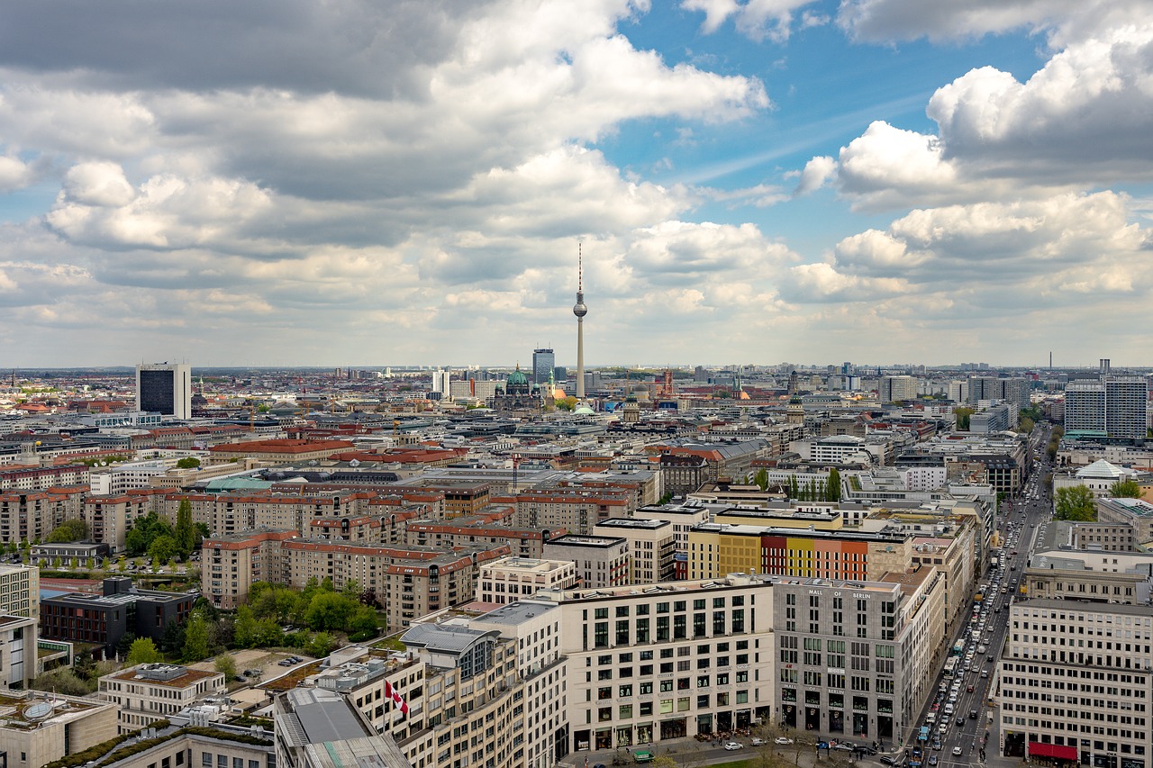 berlin panorama potsdam place free photo