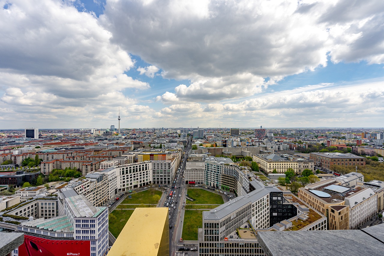 berlin panorama potsdam place free photo