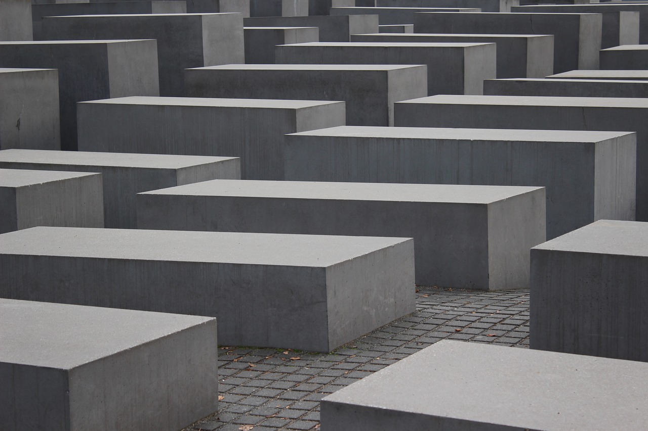 berlin memorial blocks free photo