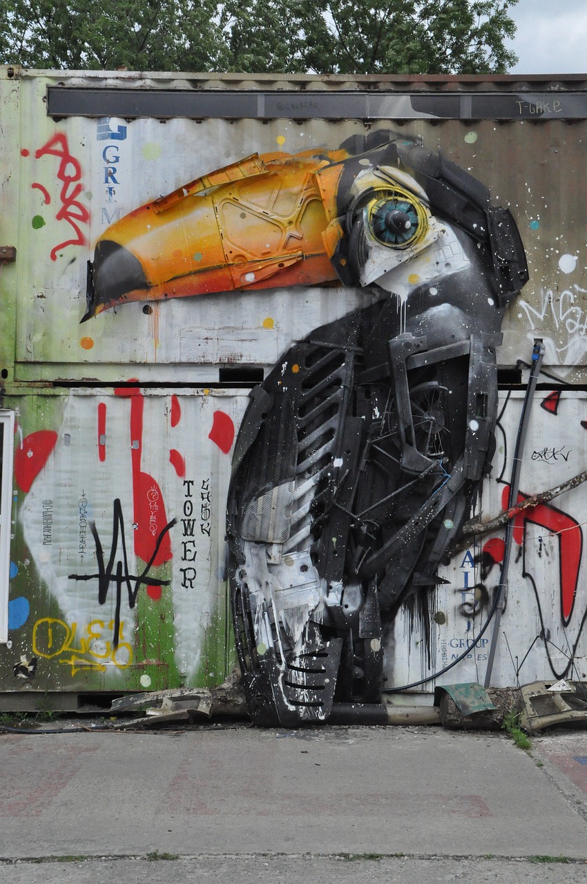 berlin street art graffiti free photo