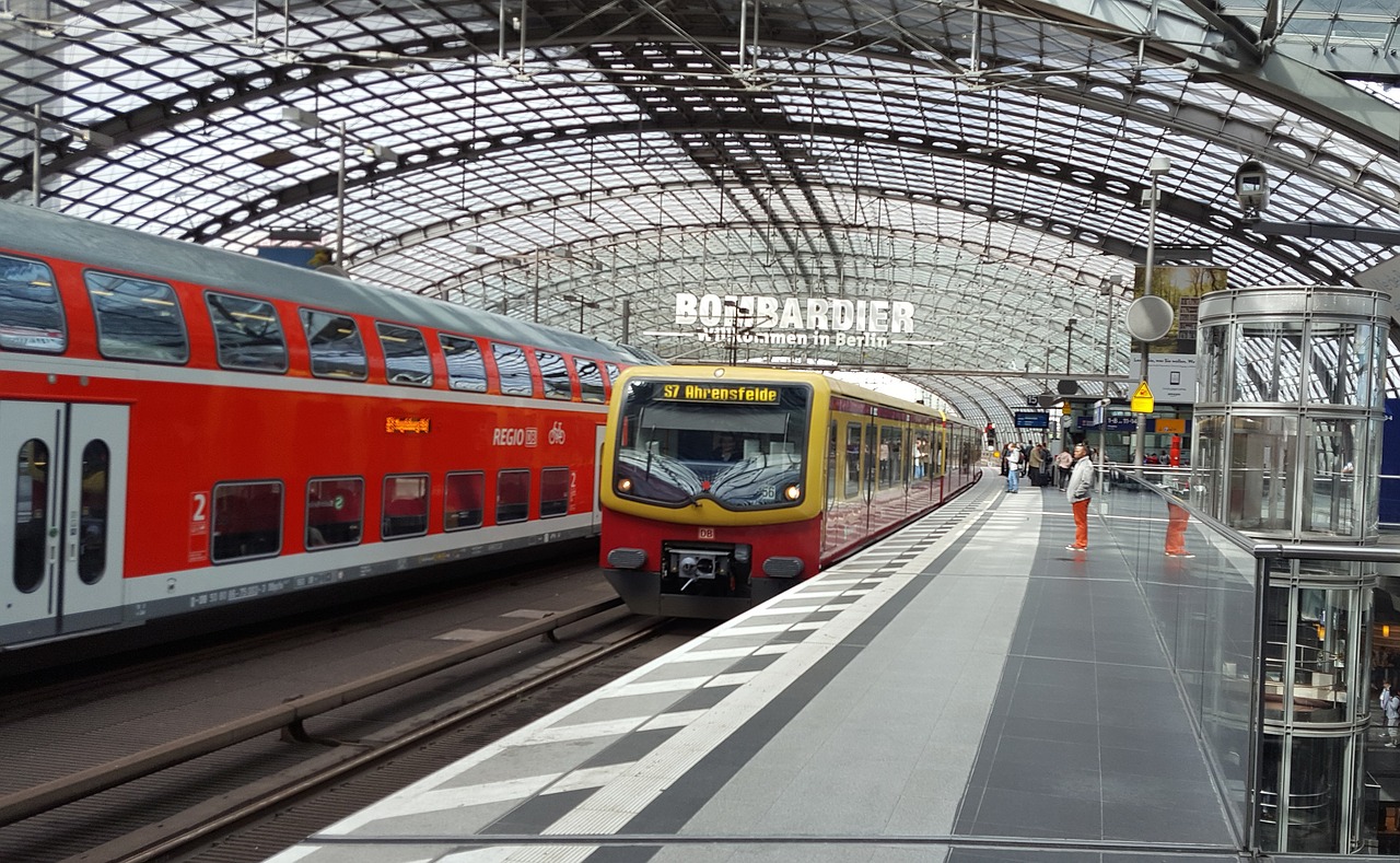 berlin central station germany free photo