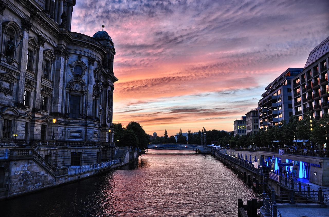 berlin city river free photo