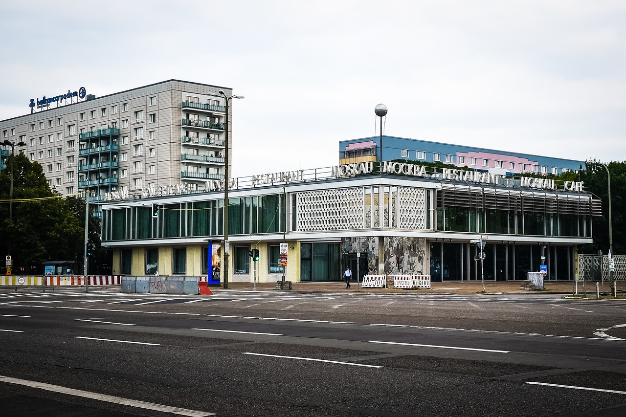 berlin modern architecture 60s free photo