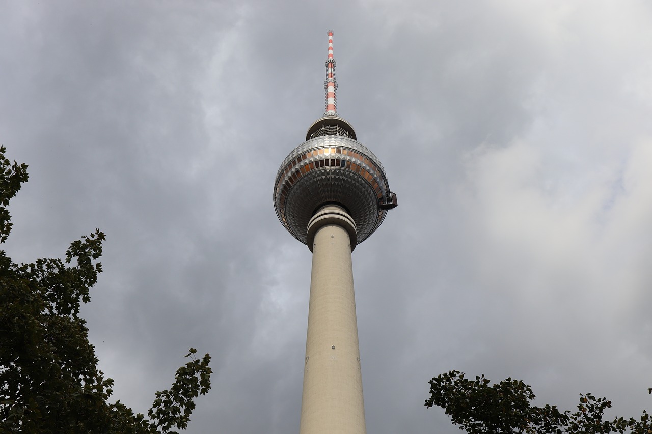 berlin tv tower alexanderplatz free photo