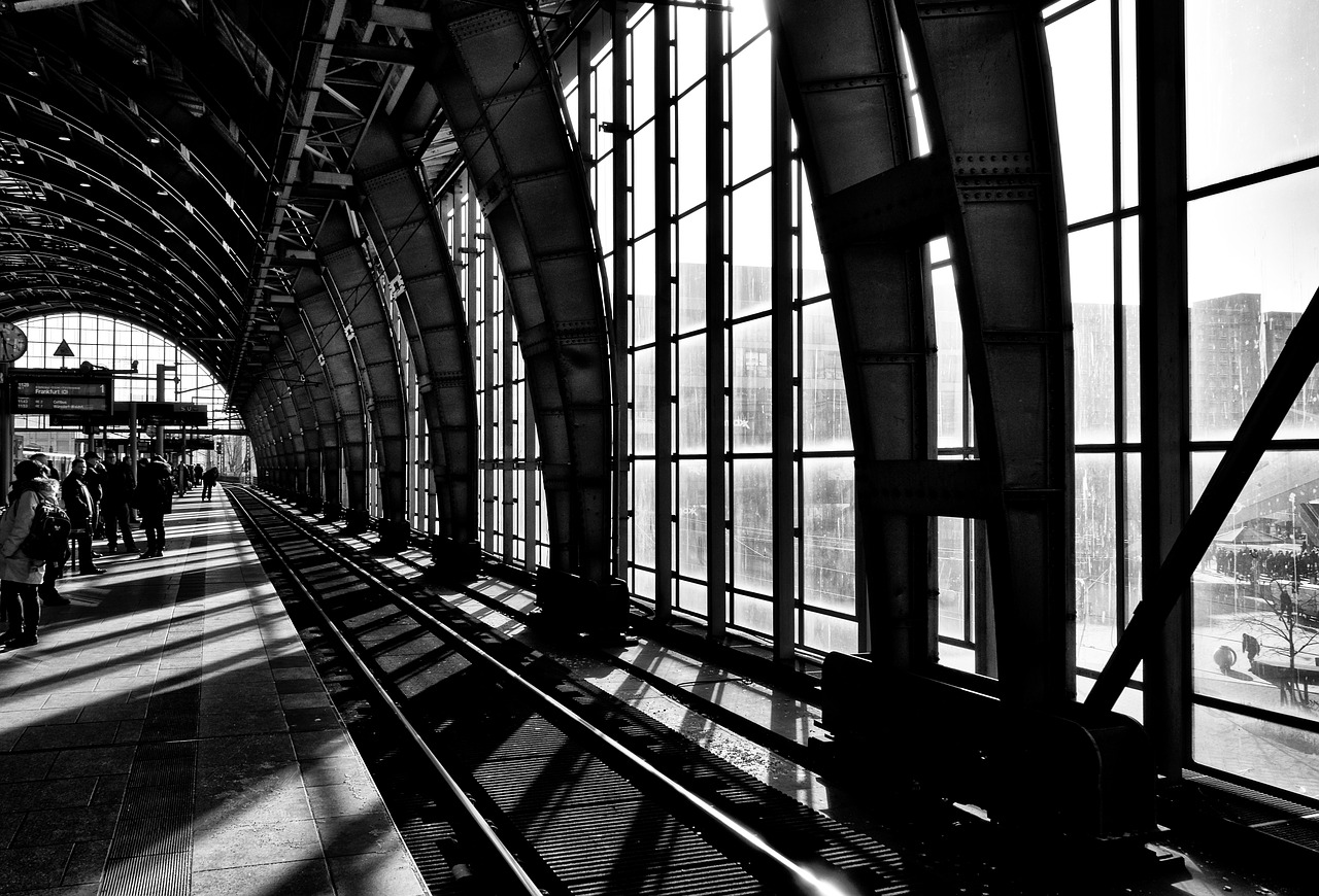 berlin  alexanderplatz  train station free photo