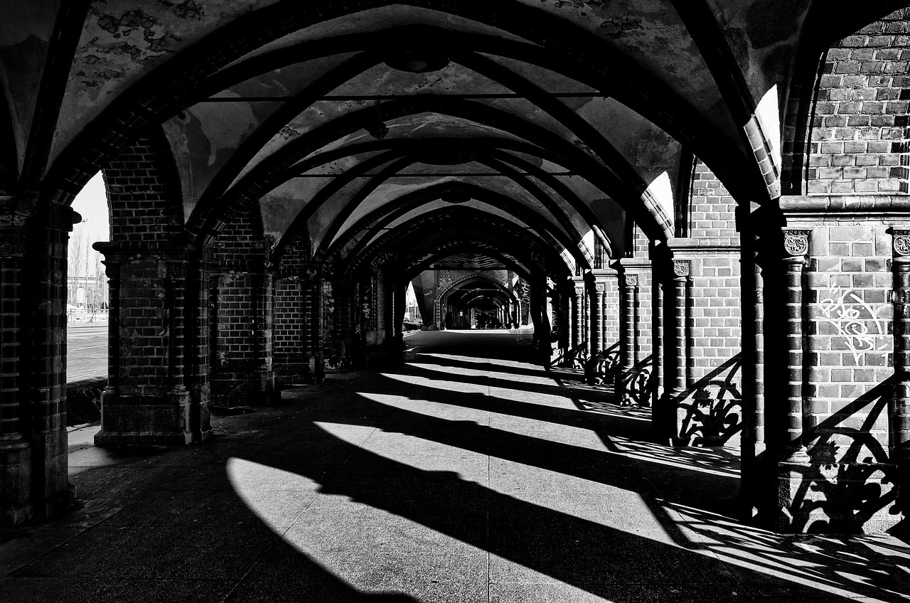 berlin  bridge  shadows free photo