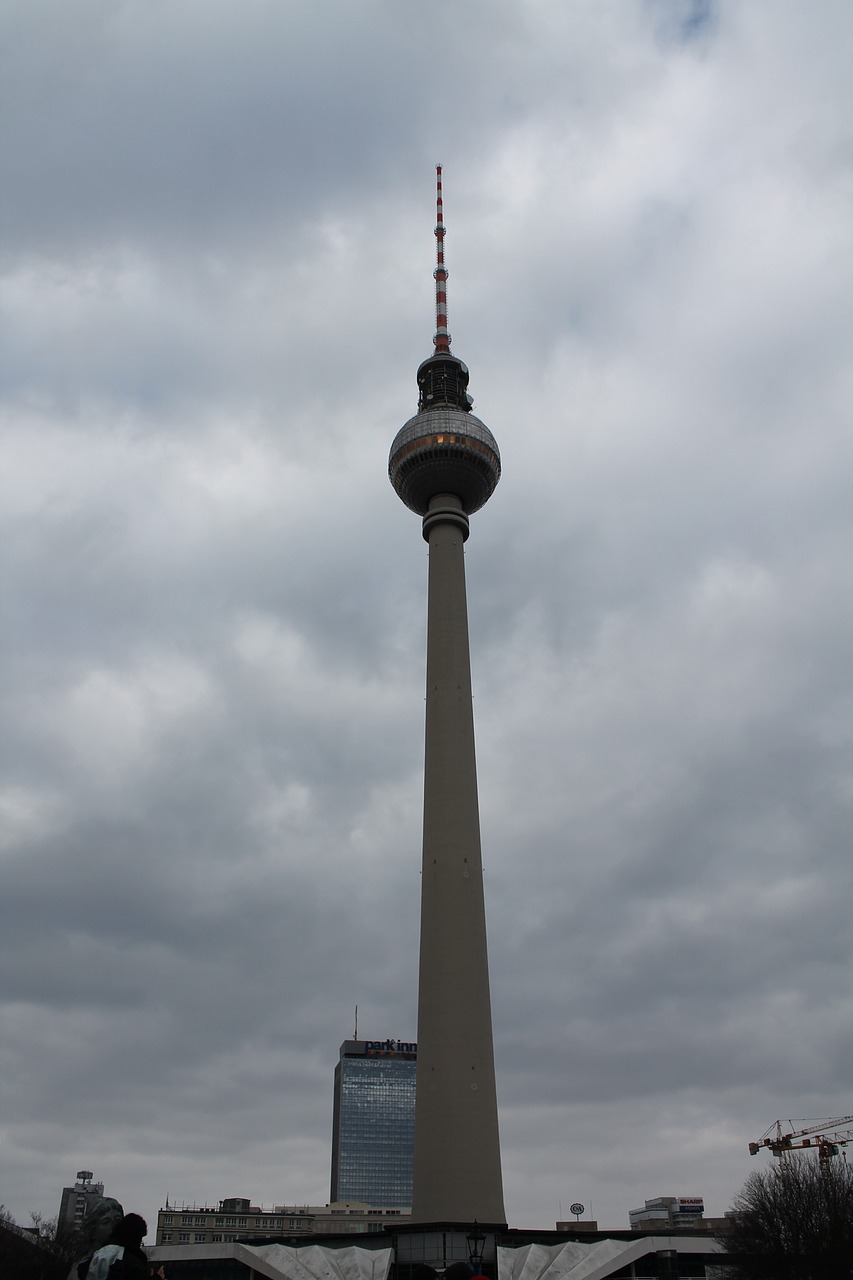 berlin landmark tv tower free photo