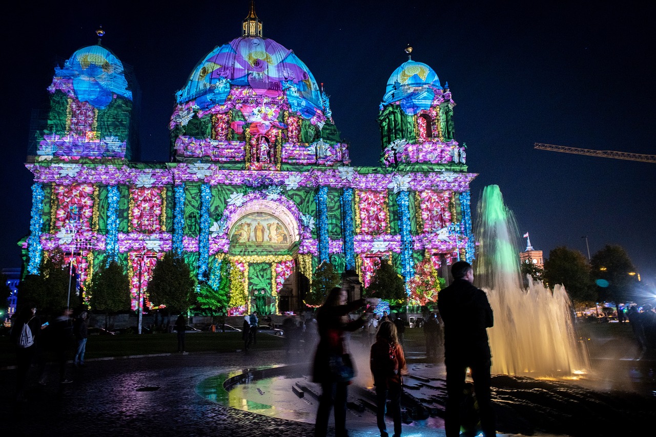 berlin  berlin lights up  2018 free photo