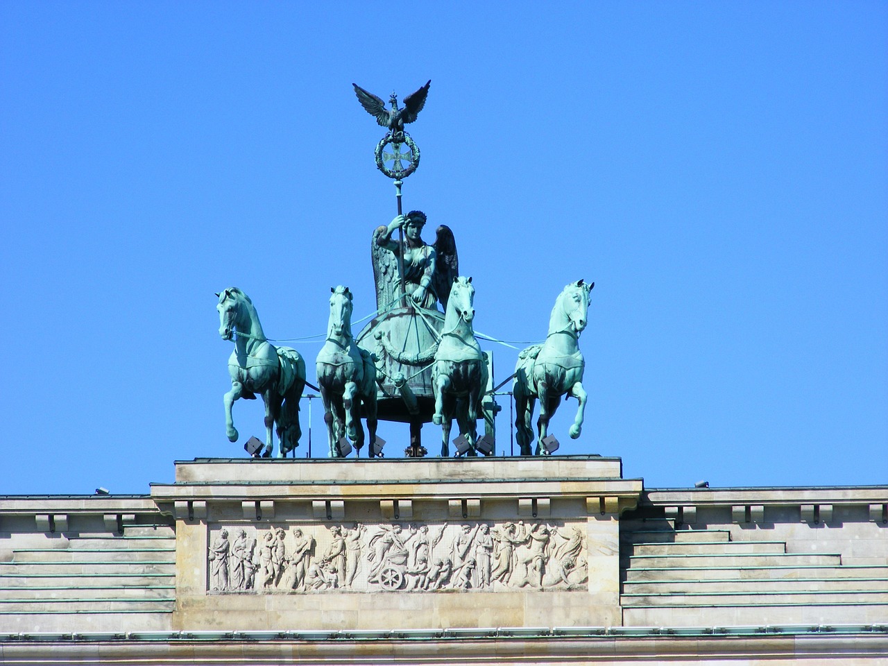 berlin monument brandenburg gate free photo