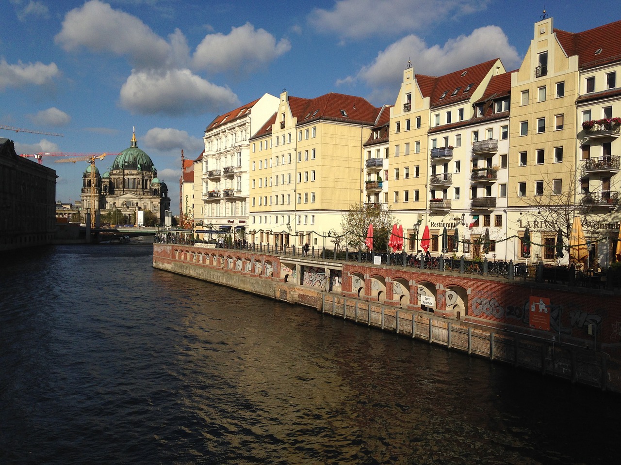 berlin city river free photo