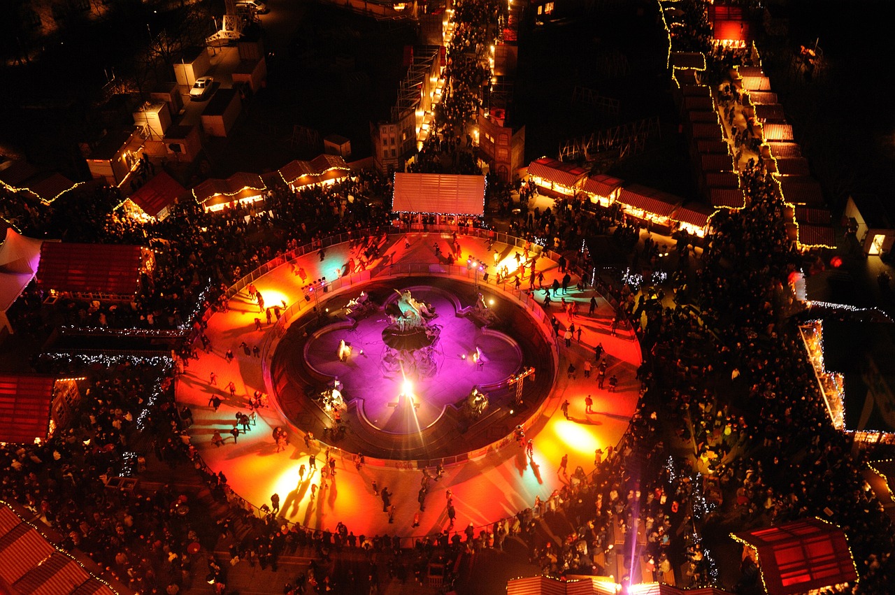 berlin christmas market dark free photo