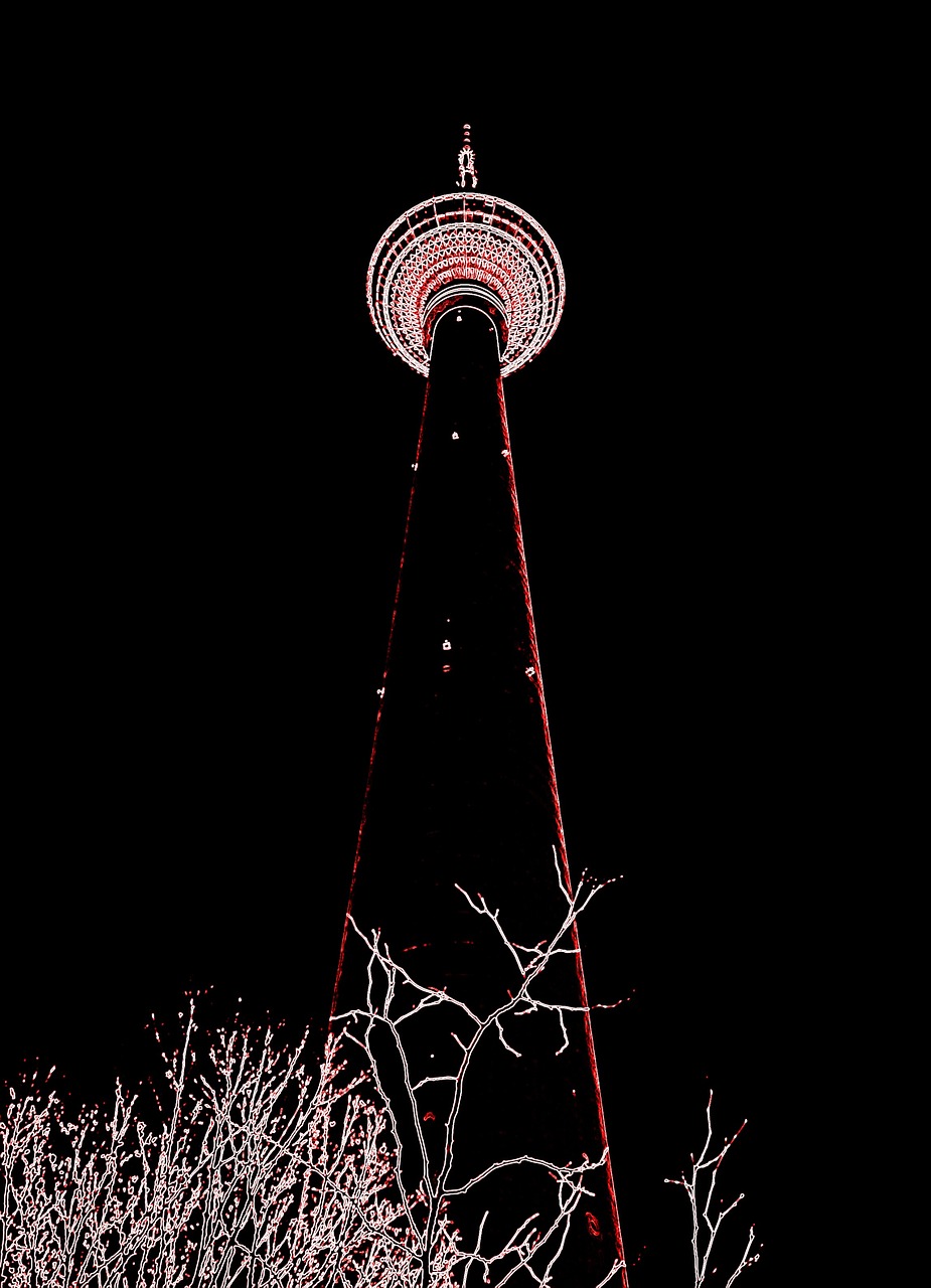 berlin alexanderplatz tv tower free photo