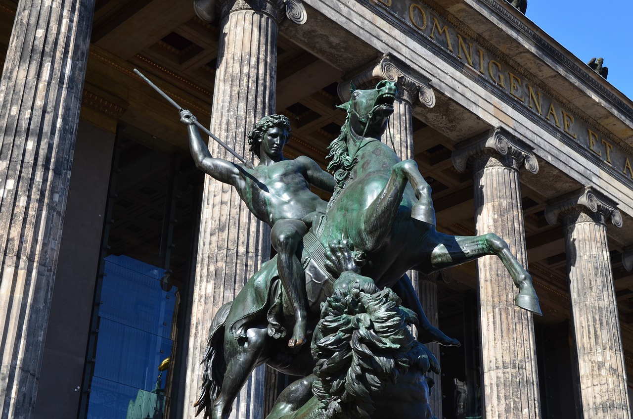 berlin sculpture bronze free photo