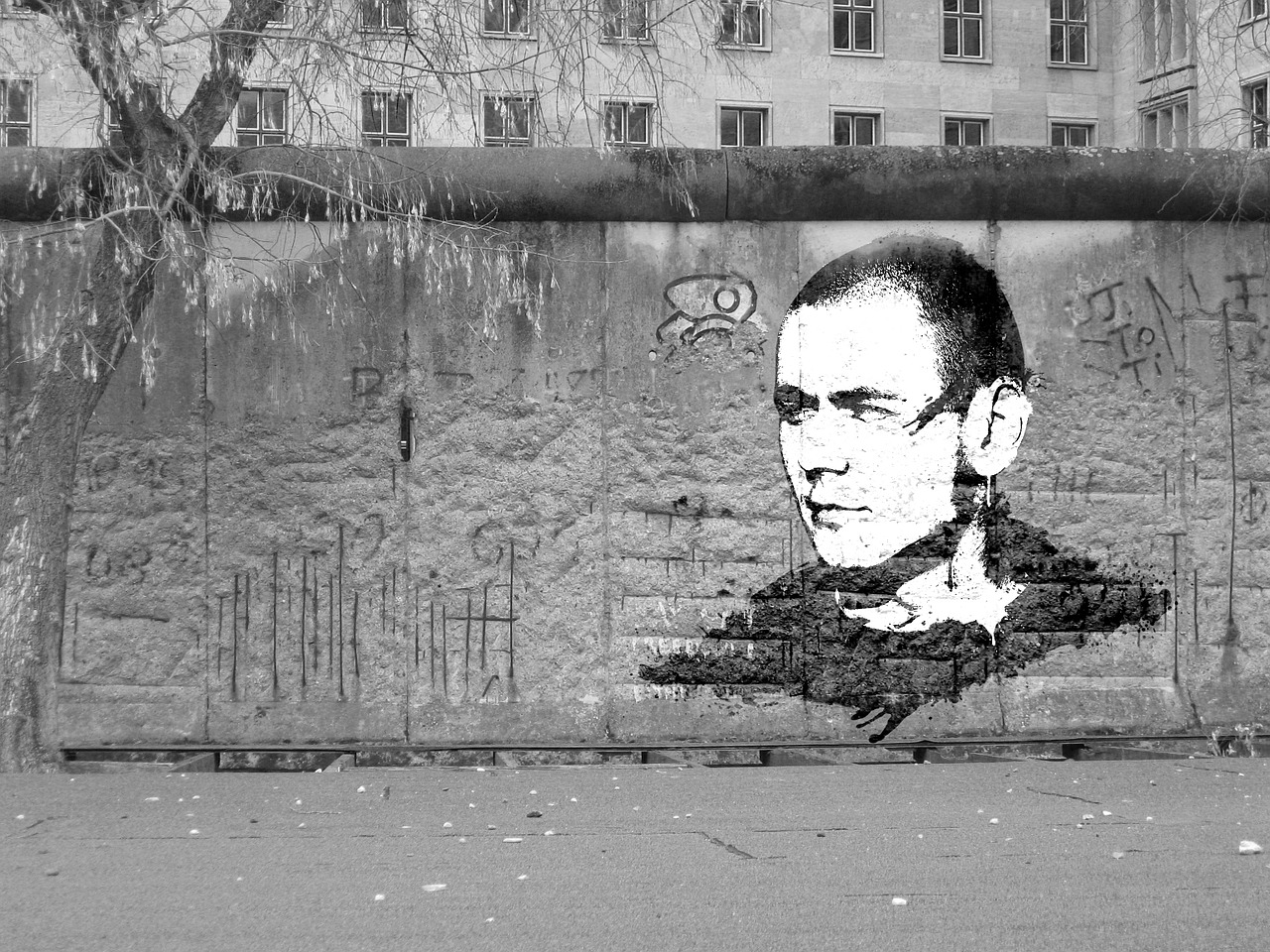 berlin wall wall art free photo